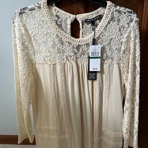 cable & gauge lace top